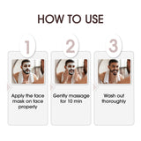 Niconi Men Enzyme De-Tan Pack For Face & Body-(60g)