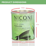 NICONI Painless Liposoluble Hair Removal Wax (Aloe Vera) 700gms