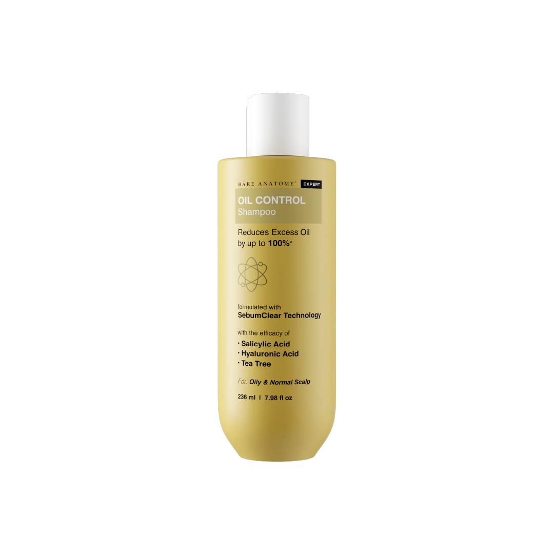 Oil Control Shampoo with Salicylic Acid, Hyaluronic Acid & Tea Tree for Oily Scalp - 236 ml