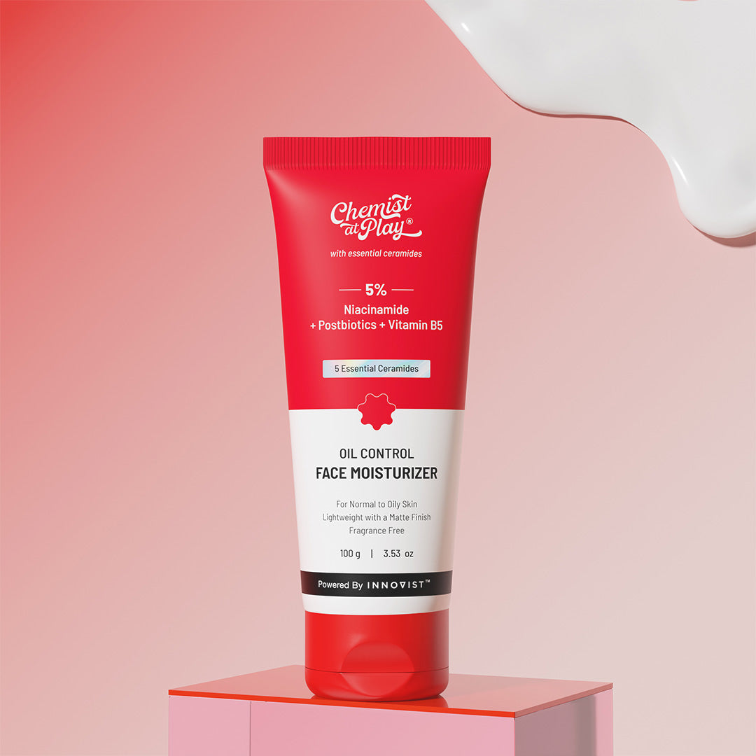 Oil Control Face Moisturizer with Niacinamide & Vitamin B5 - 100 gm