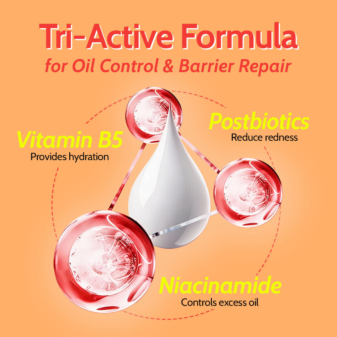Oil Control Face Moisturizer with Niacinamide & Vitamin B5 - 100 gm