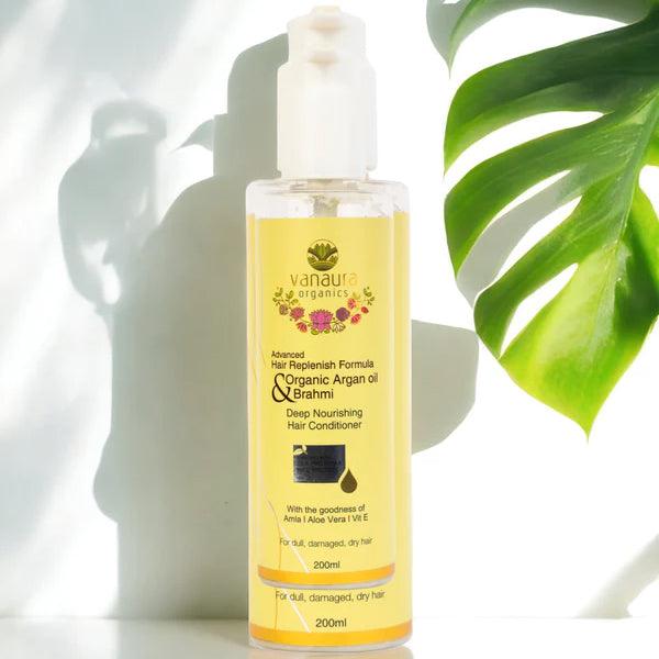 Organic Argan oil and Brahmi Deep nourishing hair conditioner-200ml