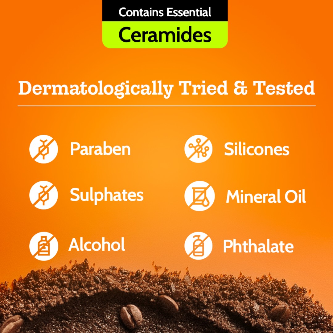 Exfoliating Body Scrub with Coffee & Brown Sugar - 75 gm | Pack of 2