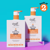 5% AHA Body Lotion with Niacinamide & Shea Butter - 236 ml | Pack of 2