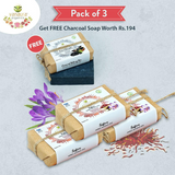 Radiant Skin Bar Trio and Charcoal Detox