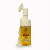 Refreshing burst  Mild foaming face cleanser enriched with Orange and marigold extracts with silicon brush (For clean, hydrated skin) 100ML