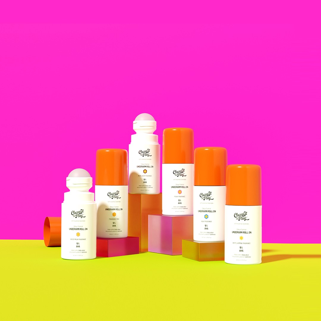 Underarm Roll On Set - 40 ml | Pack of 6