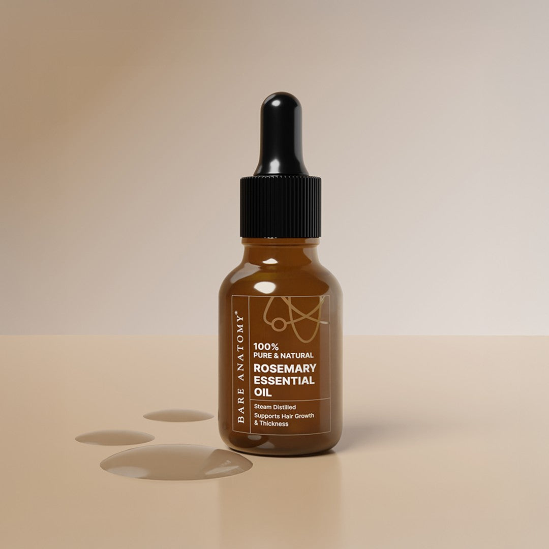 100% Pure & Natural Rosemary Essential Oil for Hair Growth & Thickness - 15 ml