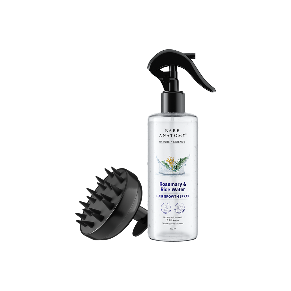 Rosemary Water Spray (200 ml)  & Scalp Massager Hair Growth Combo
