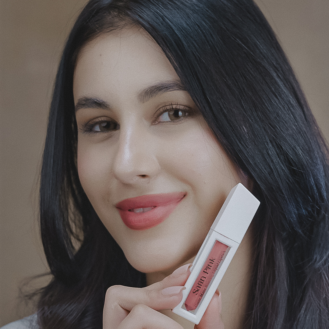 Satin Pink: Haute Matte Blurring Liquid Lipstick