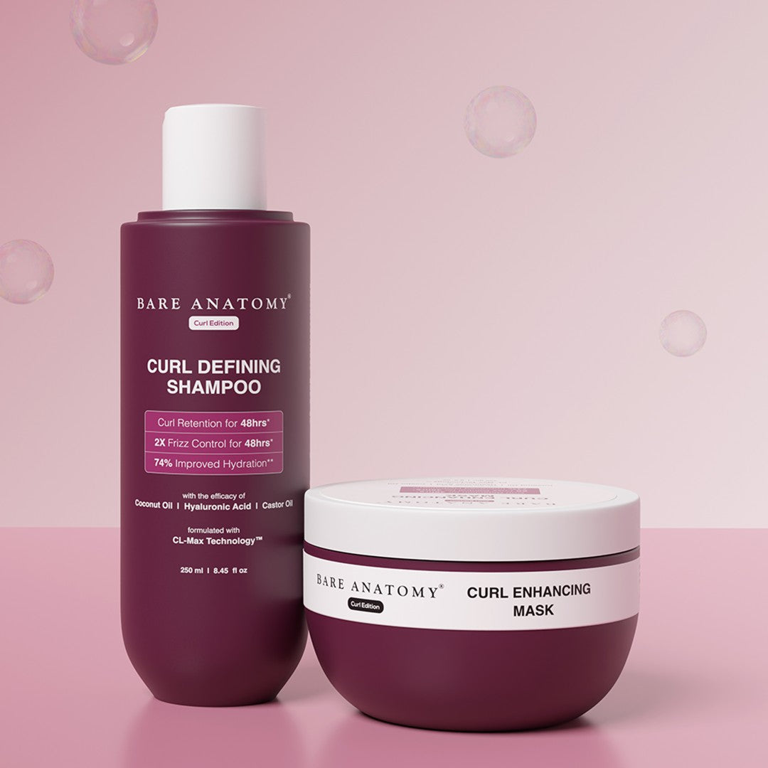 Curl Defining Kit (Shampoo - 250 ml | Hair Mask - 250 gm)