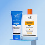 The Skin Reset Duo (Intensely Hydrating Gel Moisturizer - 100 gm | Exfoliating Body Wash - 236 ml)