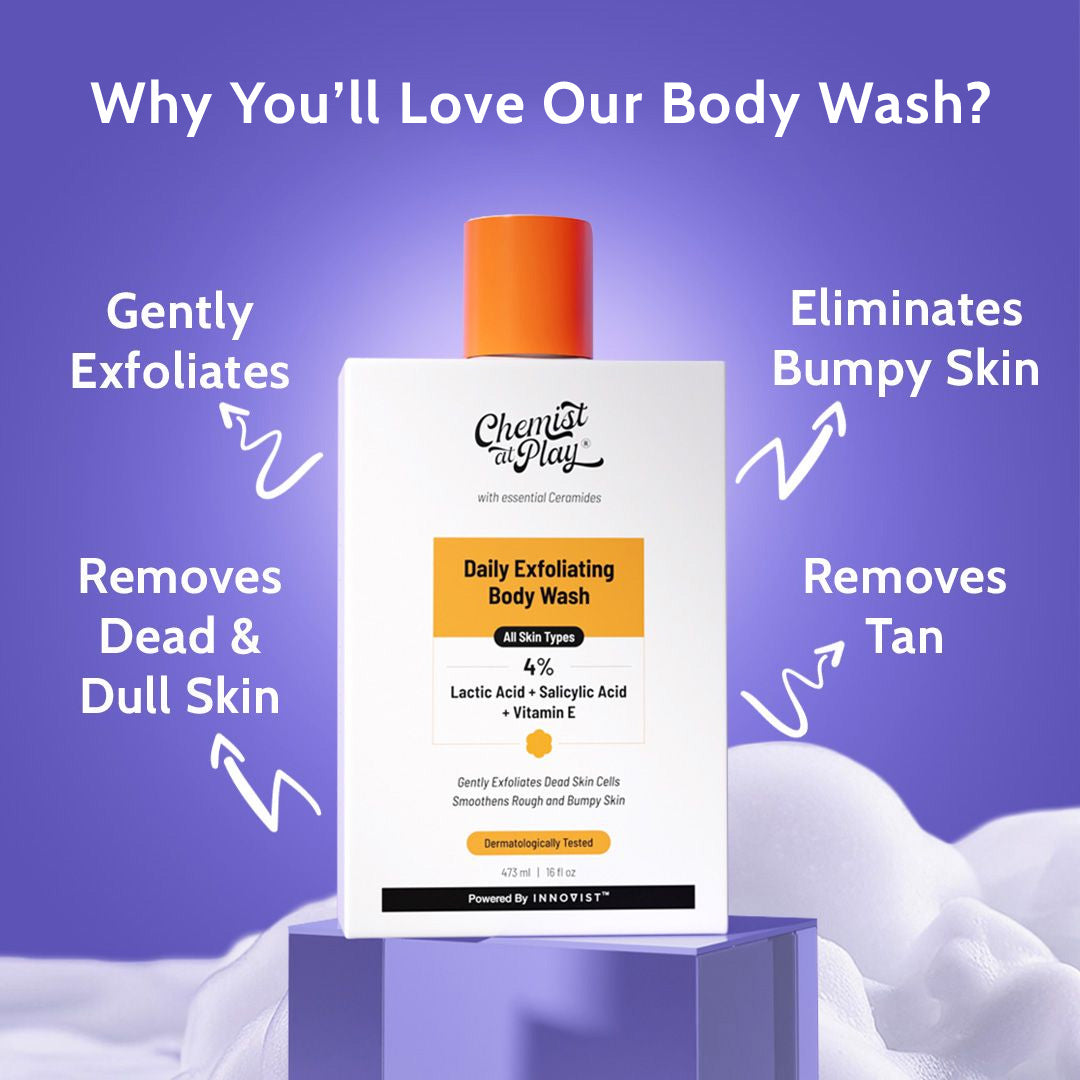 The Skin Reset Duo (Intensely Hydrating Gel Moisturizer - 100 gm | Exfoliating Body Wash - 236 ml)
