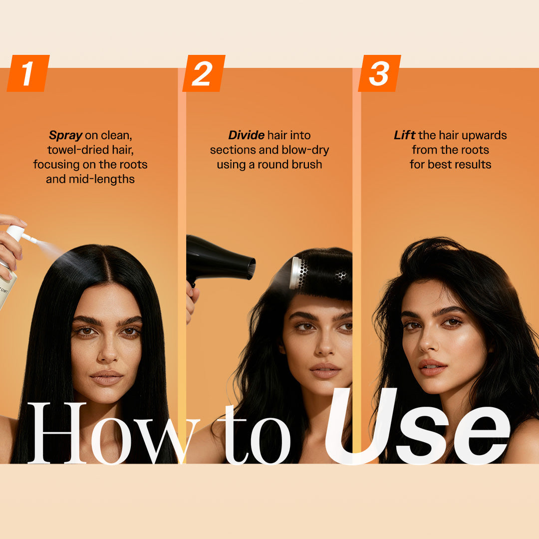 Root Lift & Volume Spray for Oily & Flat Hair - 135 ml