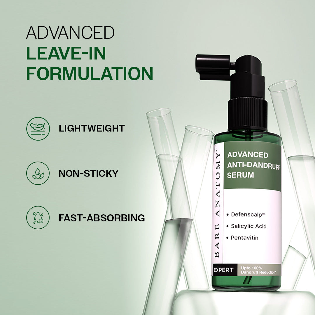 Advanced Anti Dandruff Serum with Salicylic Acid & Pentavitin - 50 ml | Pack of 3