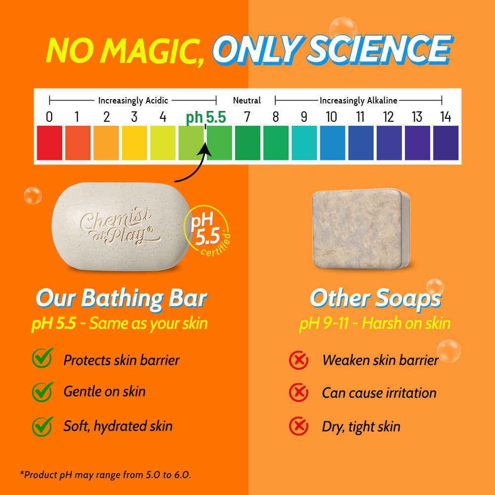 Daily Exfoliating Bathing Bar - 100 gm | Pack of 3