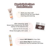 Men Daily Detan + Protect Combo