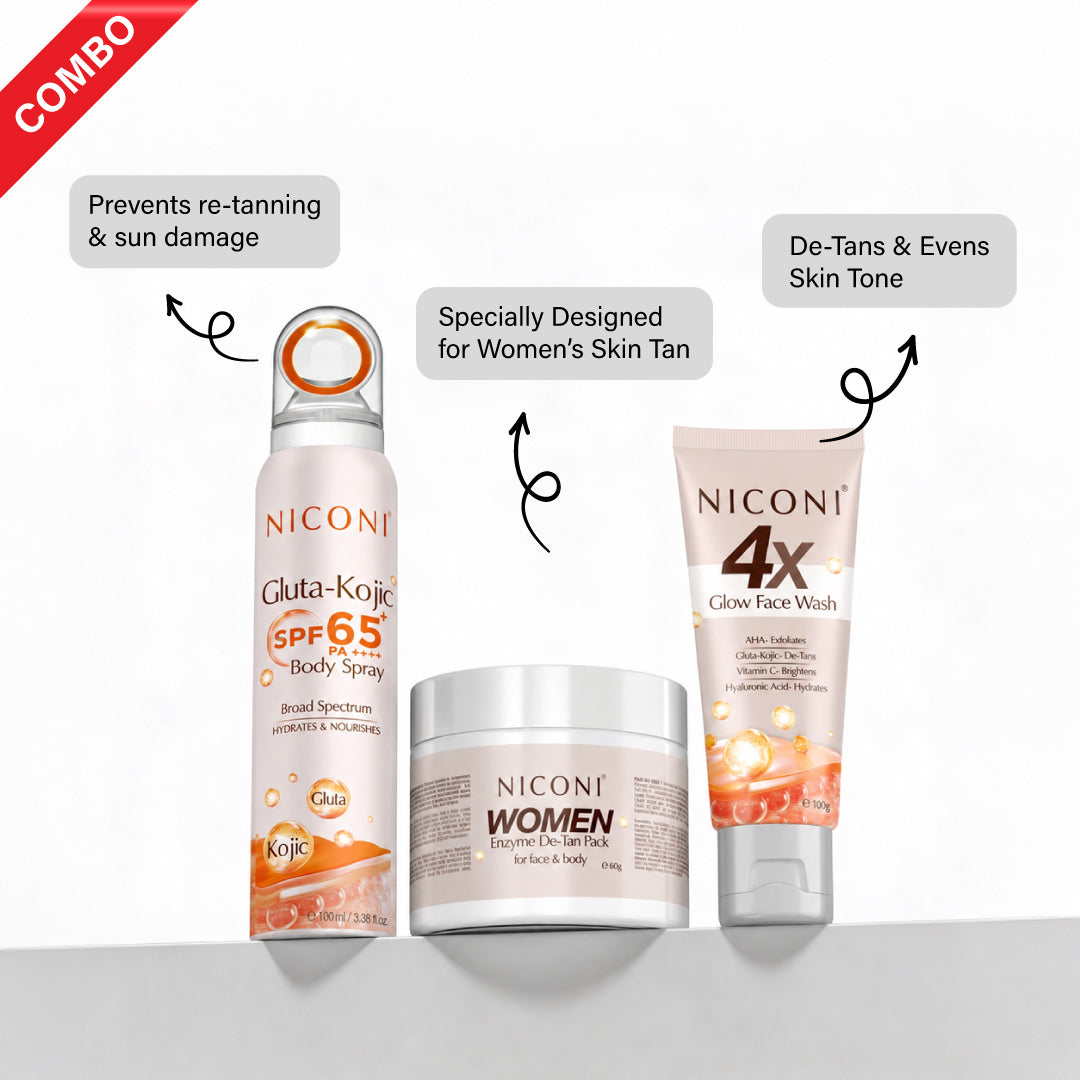 Women Daily Detan + Protect Combo