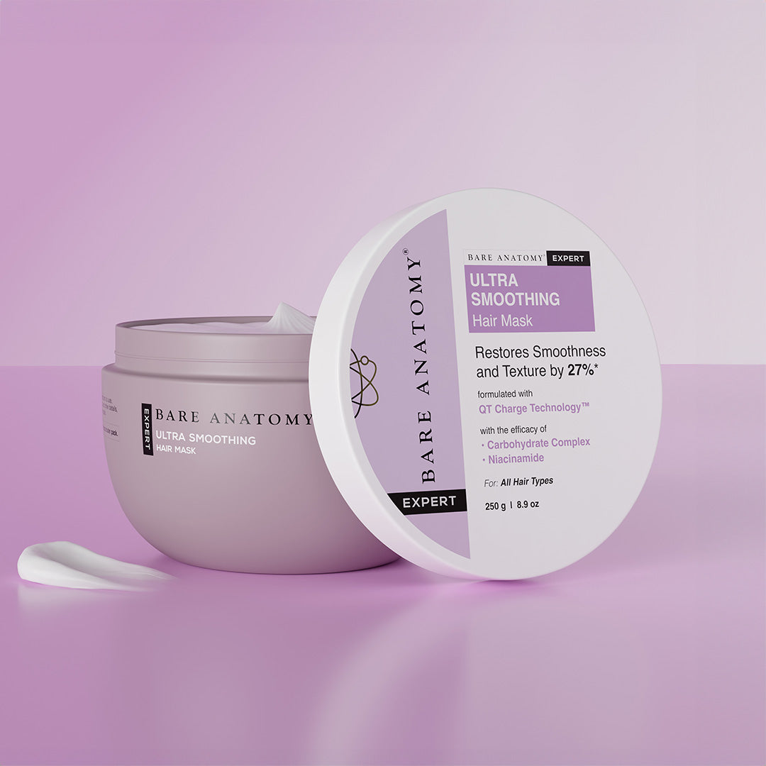 Ultra Smoothing Hair Mask with Shea Butter & Niacinamide for Frizzy Hair - 250 gm