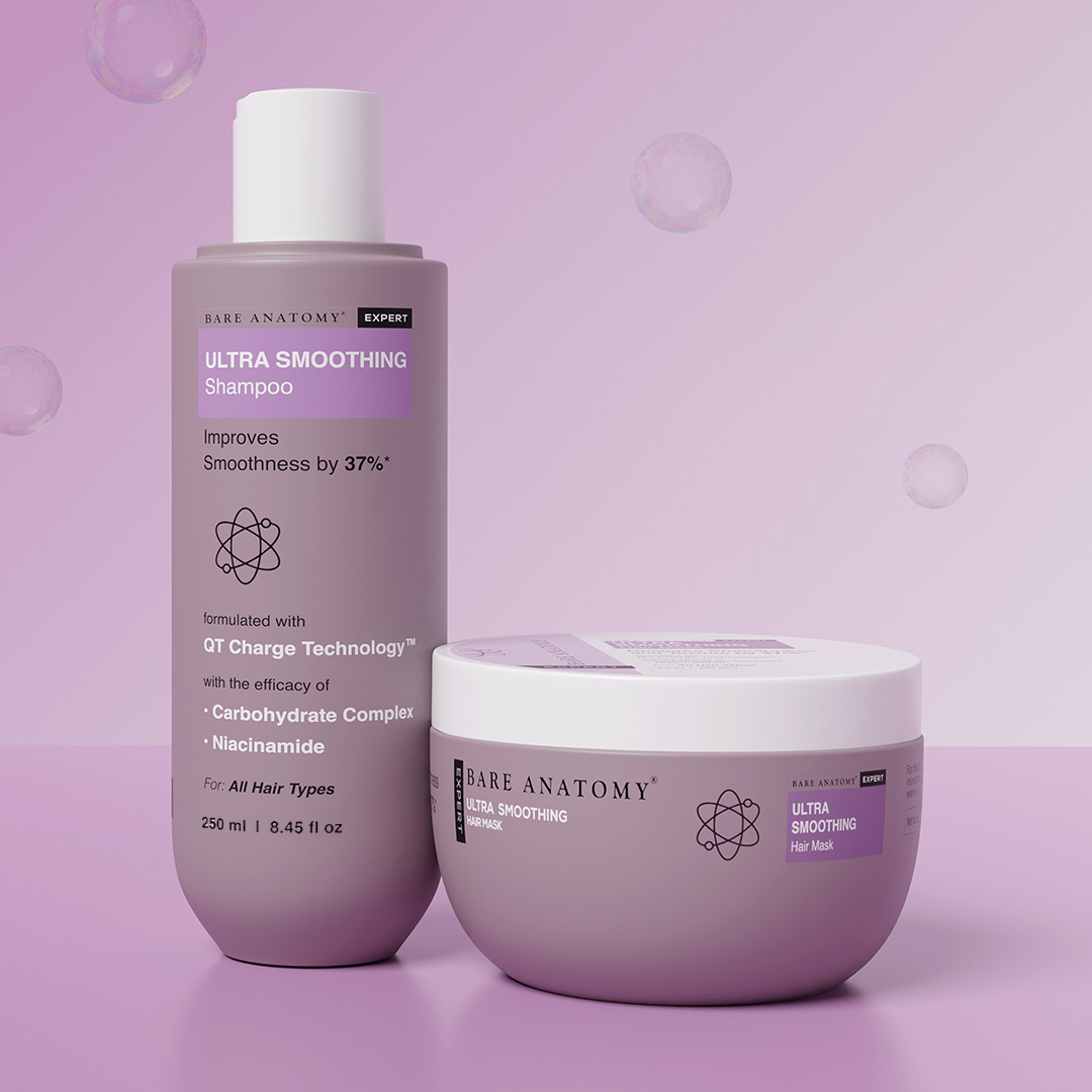 Ultra Smoothing Kit (Shampoo - 250 ml | Mask - 250 gm) for Dry & Frizzy Hair