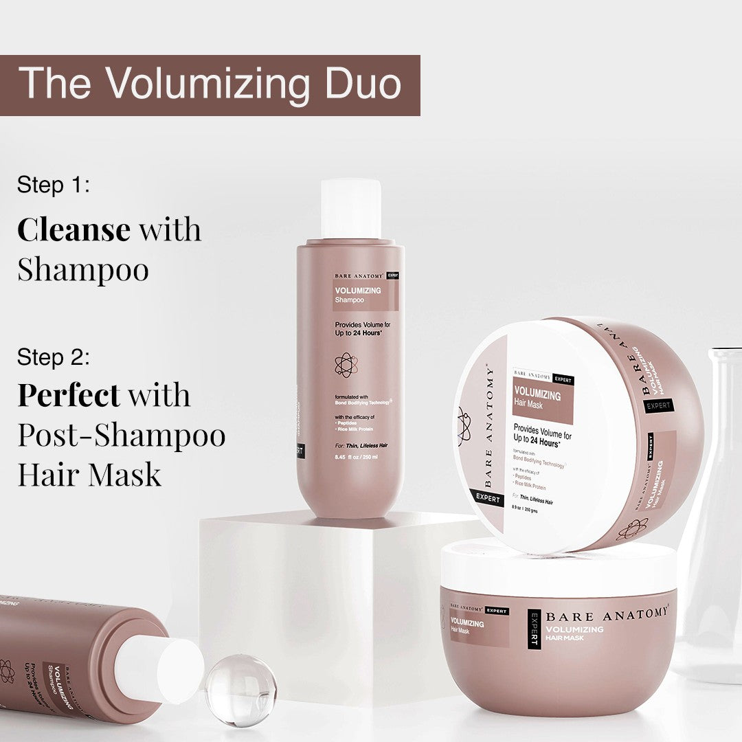 Volumizing Shampoo for Thin & Flat Hair - 250 ml | Pack of 2