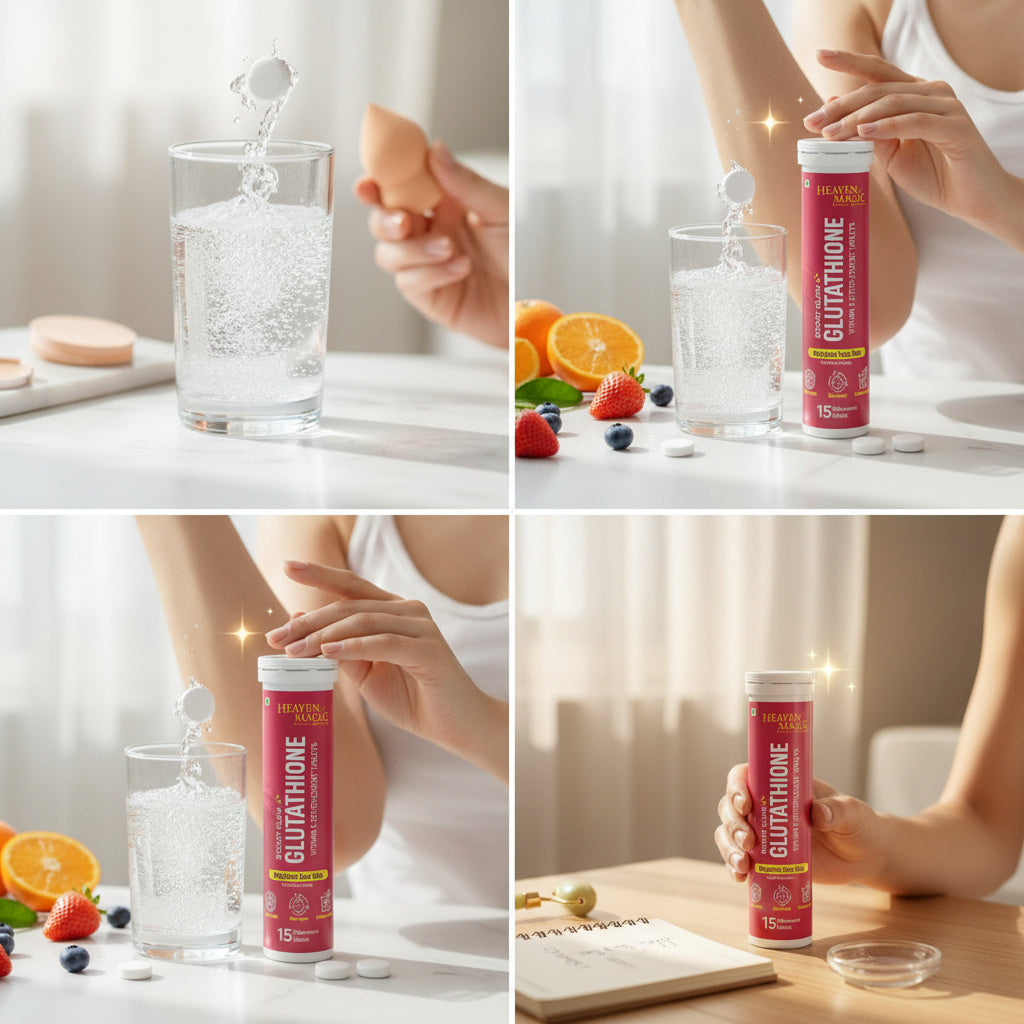 Night Cream + Glutathione Tablets Combo
