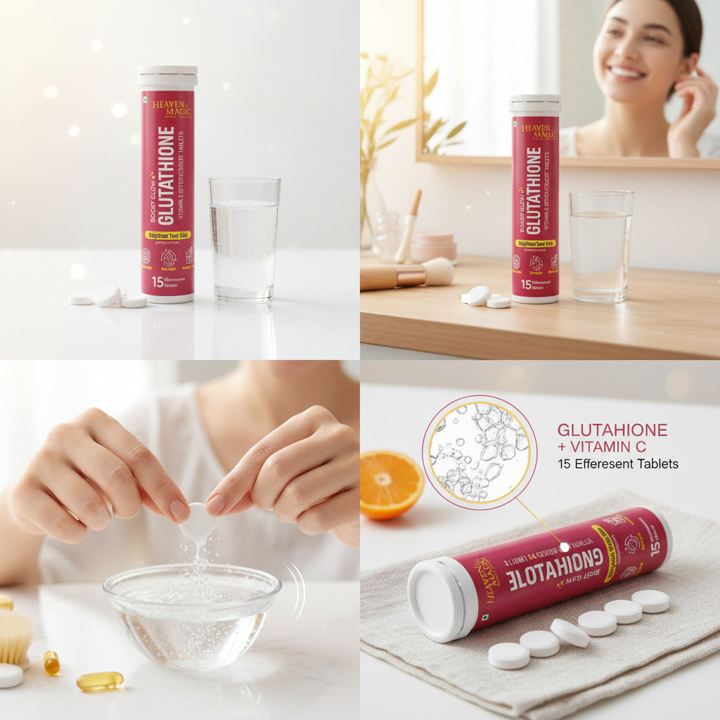Night Cream + Glutathione Tablets Combo