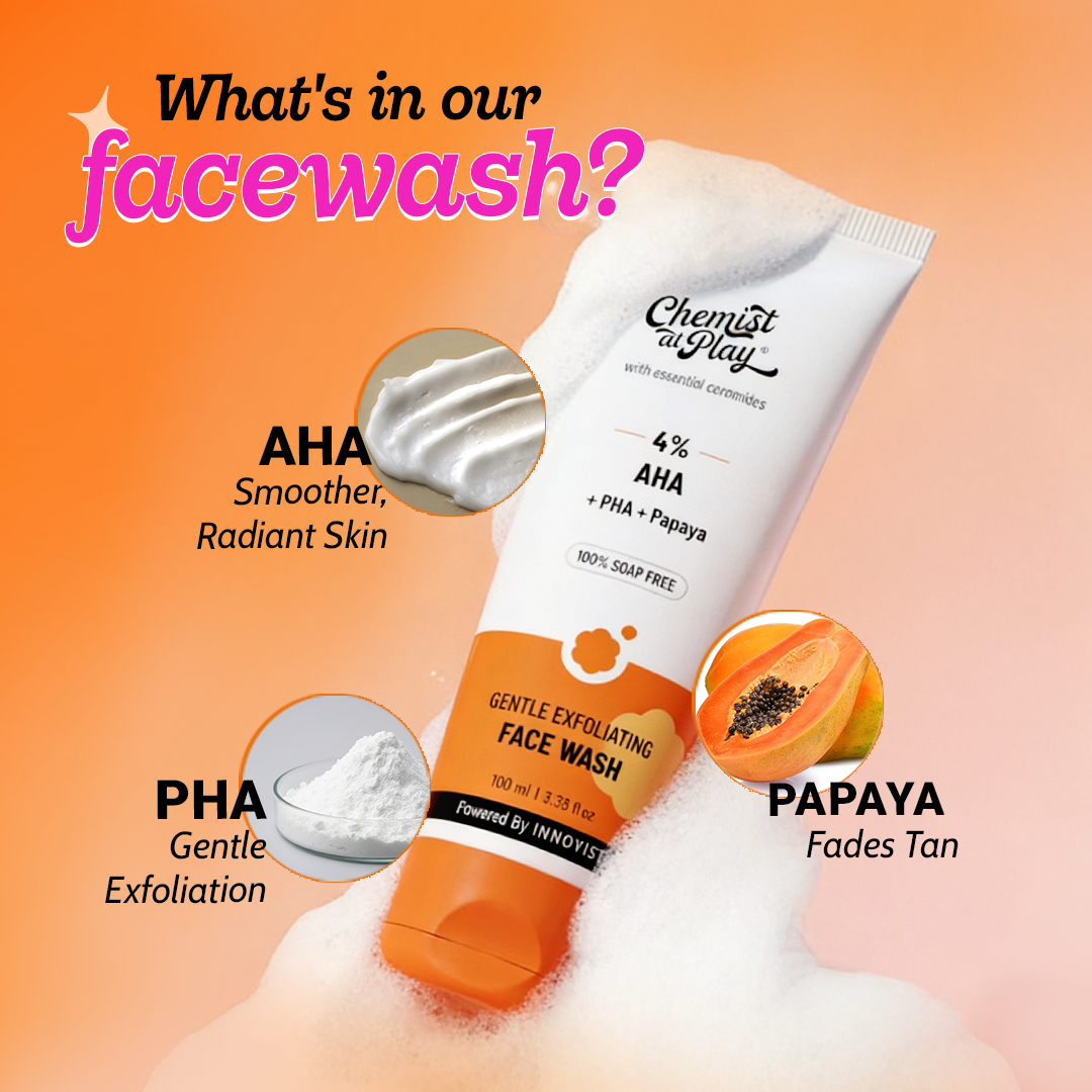 Daily Exfoliating Bestsellers (Gentle Exfoliating Face Scrub - 100 ml | Daily Exfoliating Body Wash - 236 ml | Gentle Exfoliating Face Wash - 100 ml)