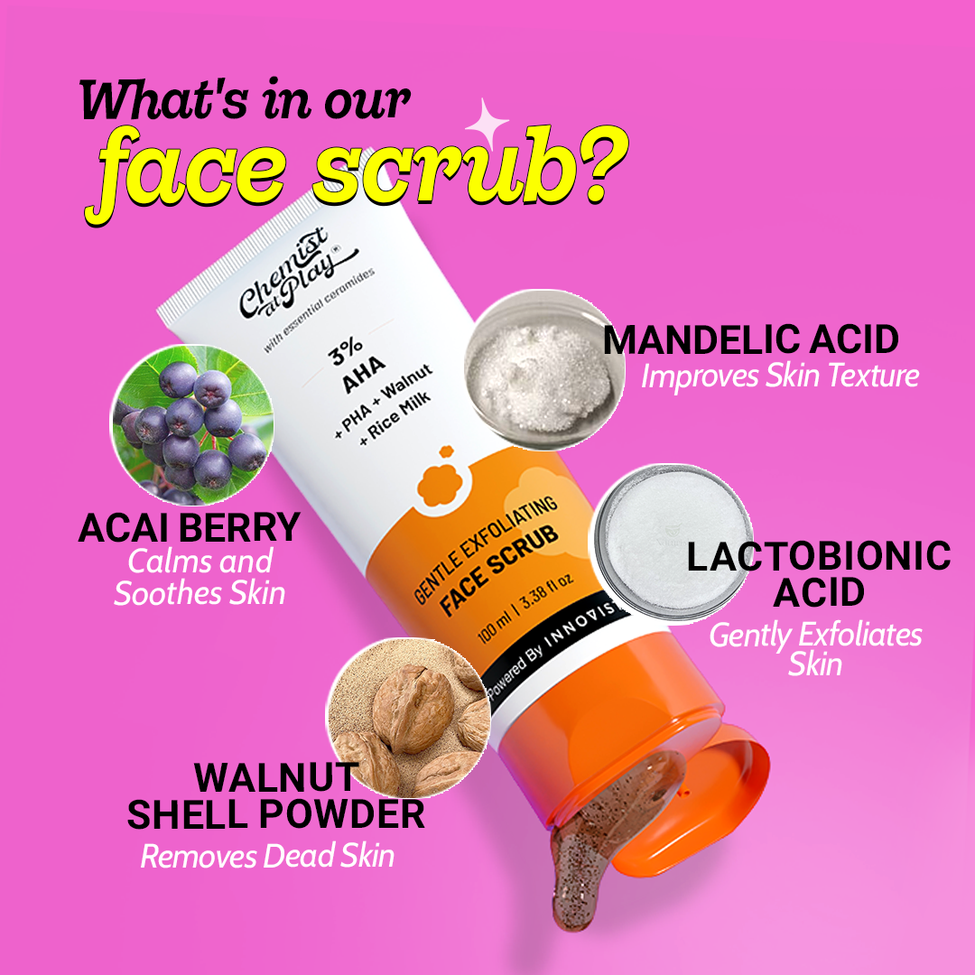Daily Exfoliating Bestsellers (Gentle Exfoliating Face Scrub - 100 ml | Daily Exfoliating Body Wash - 236 ml | Gentle Exfoliating Face Wash - 100 ml)