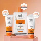 Daily Exfoliating Bestsellers (Gentle Exfoliating Face Scrub - 100 ml | Daily Exfoliating Body Wash - 236 ml | Gentle Exfoliating Face Wash - 100 ml)