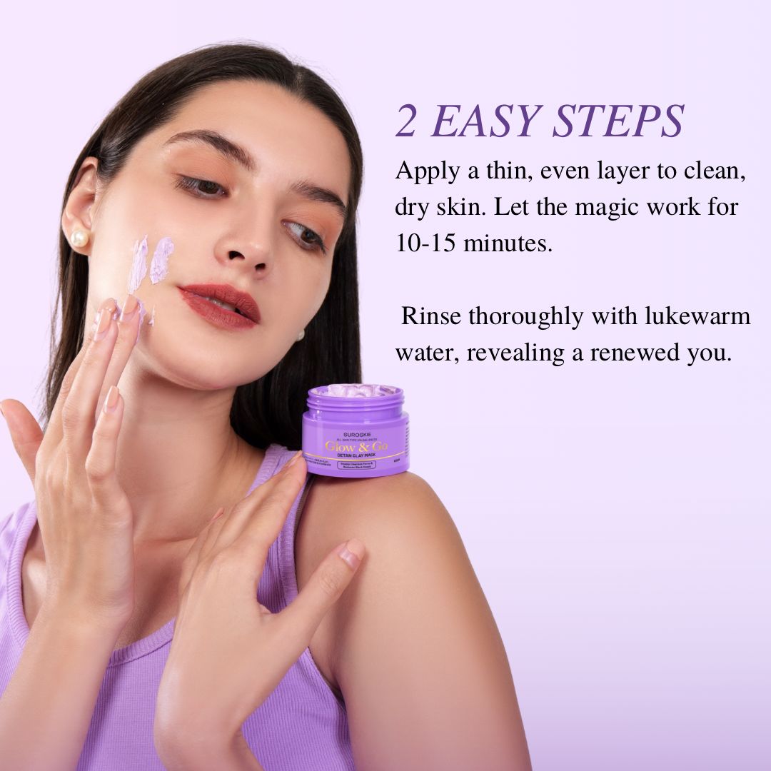 Glow and Go De-tan Clay Mask (100GM)