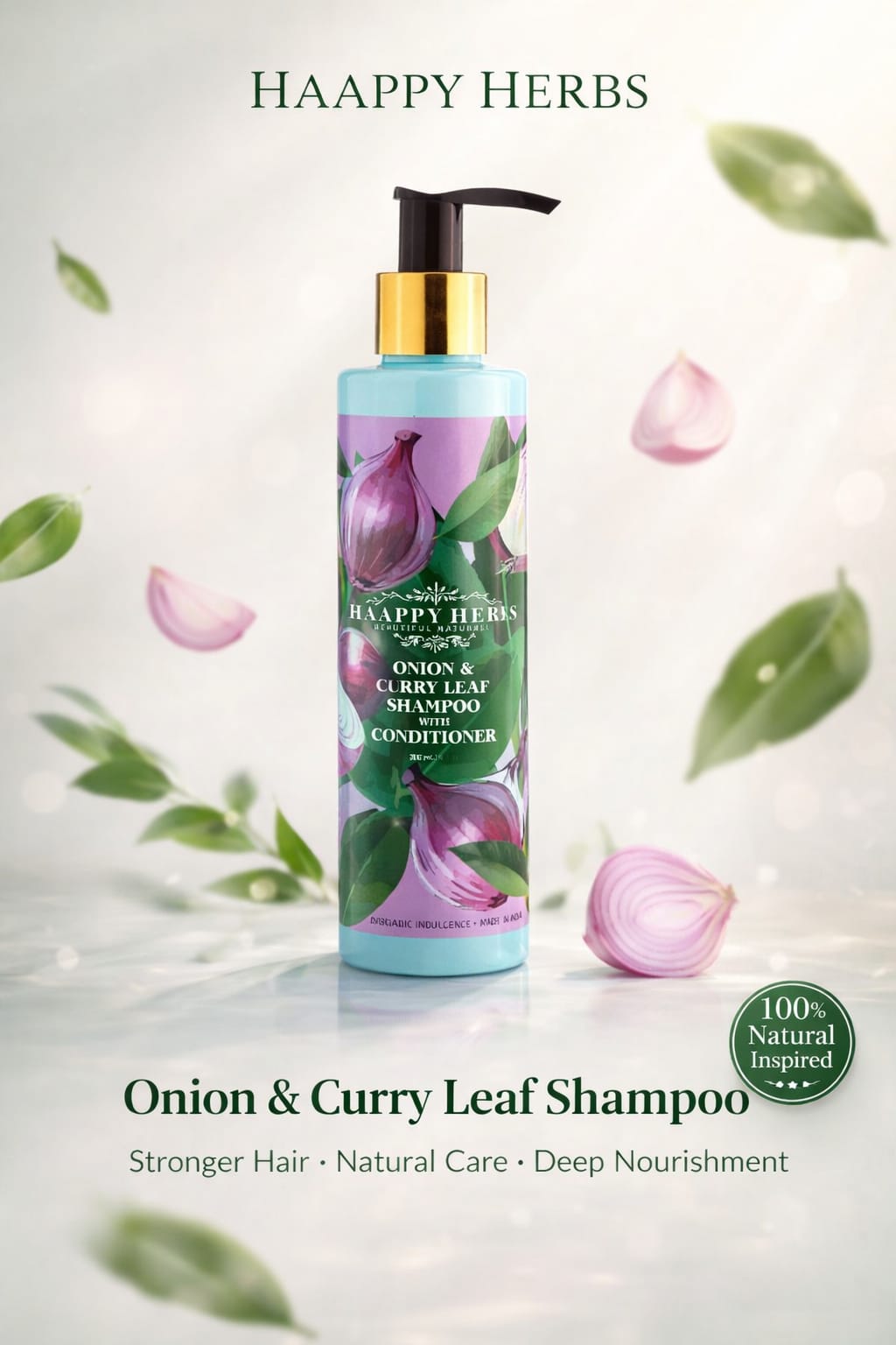 Onion & Curry Leaf Shampoo With Conditioner