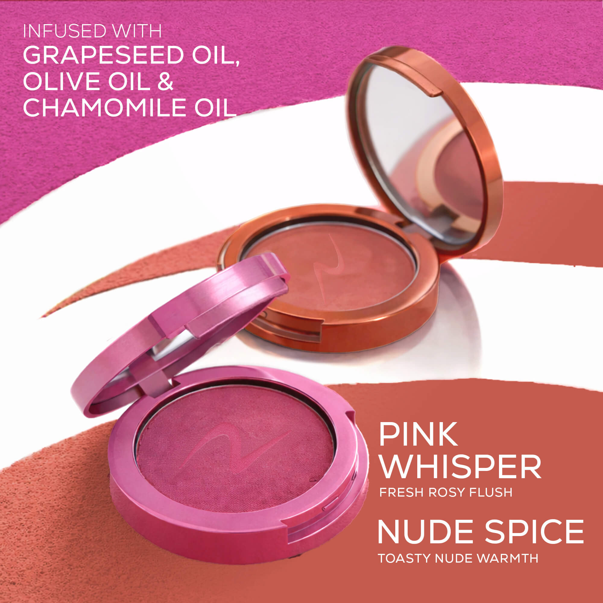 RENEE You Are Blushing Powder Blush With Matte Finish, 5.5 g