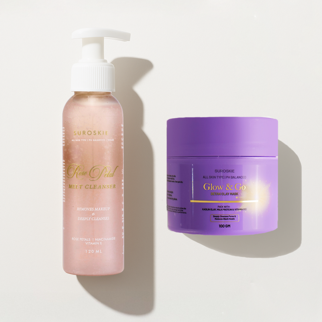 Rose Cleanser + De-Tan mask (100 GM) Combo