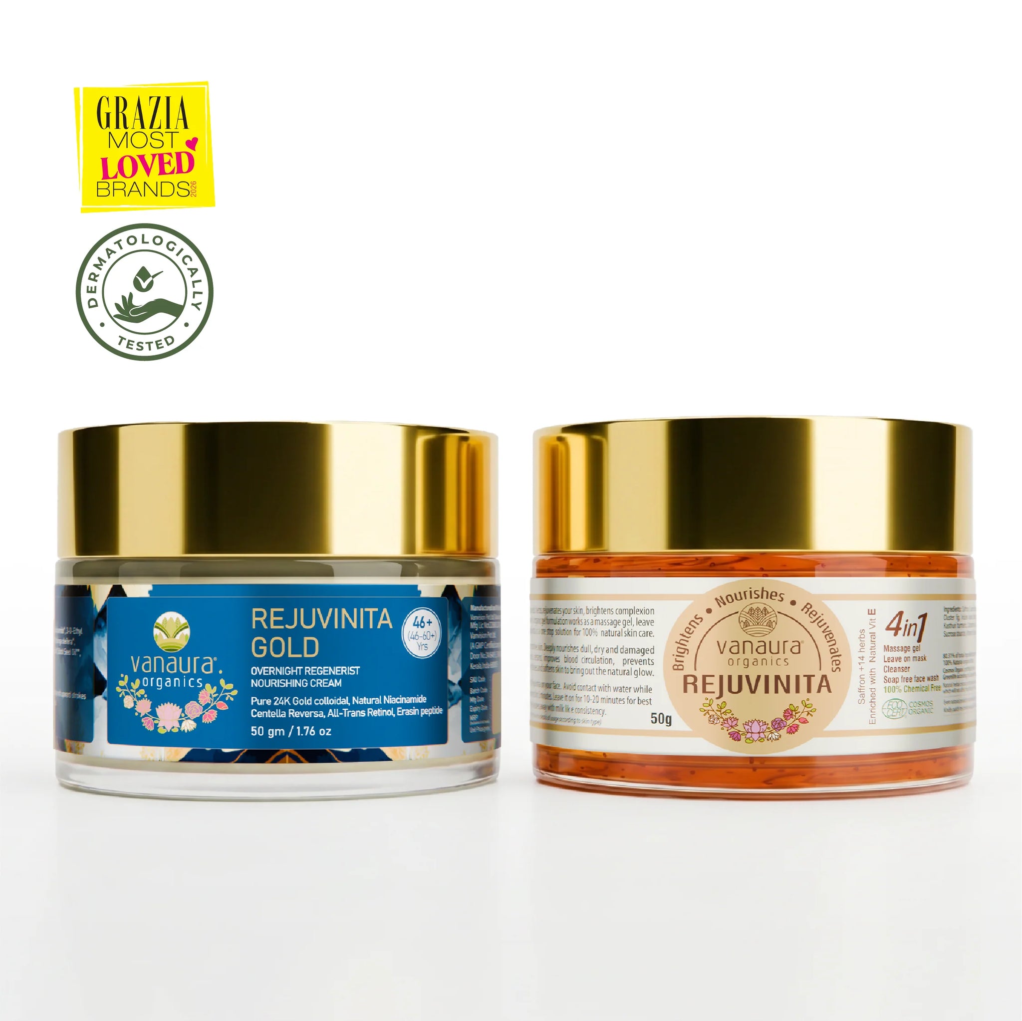 Anti-ageing and anti-wrinkle glow ritual for 46-60yrs