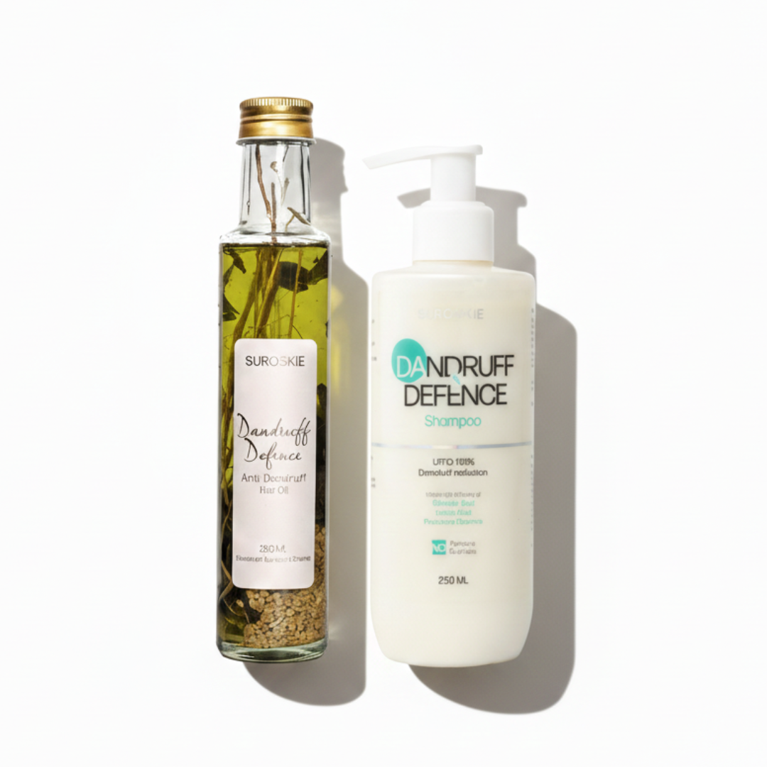 Dandruff oil + Dandruff shampoo