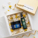 Glow & Stay Fresh Kit | Kumkumadi Brightening Day Cream + Parijatham Body Mist Deodorant