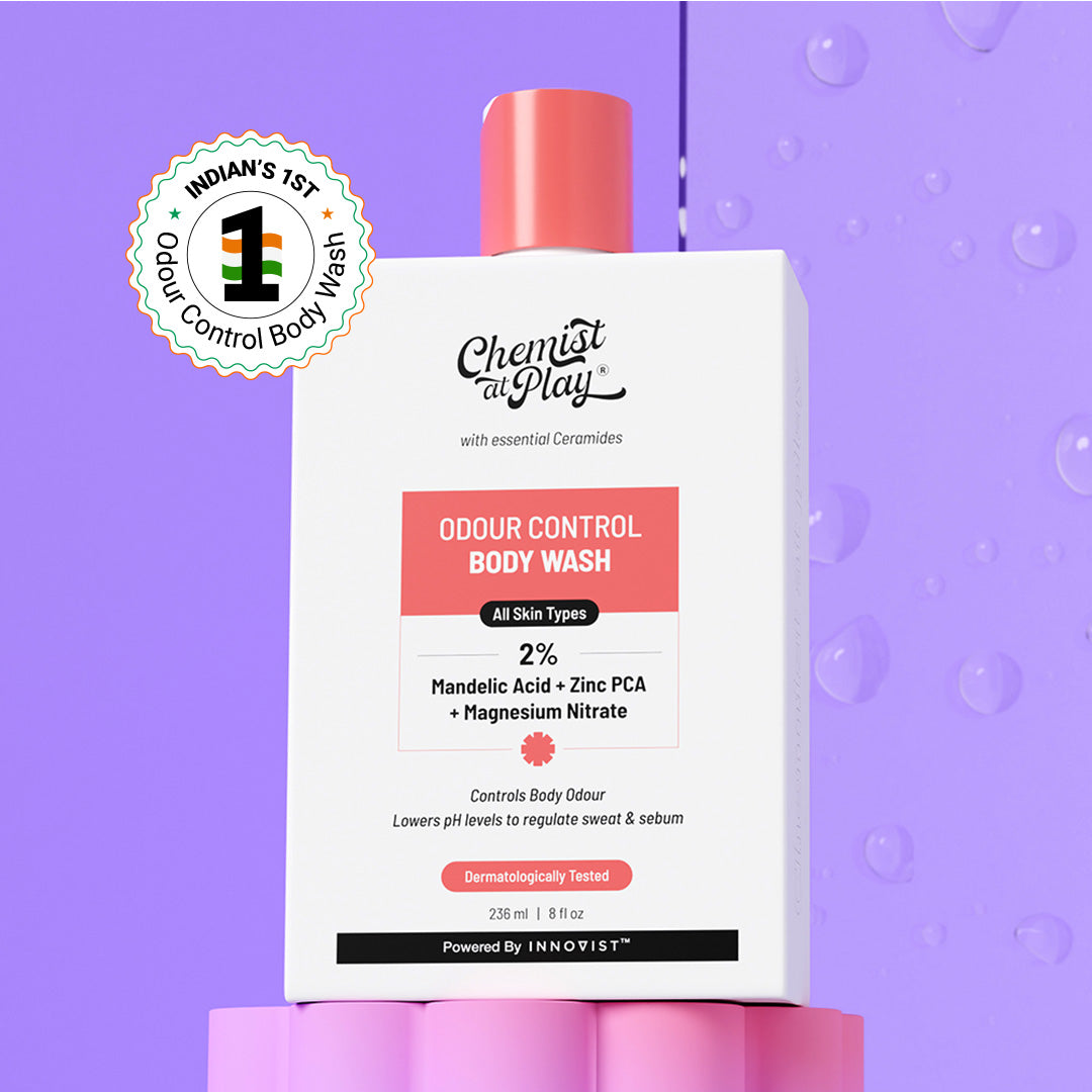 2% Mandelic Acid Odour Control Body Wash for Long Lasting Freshness - 236 ml