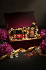 Night Goddess Kit | Red Sandalwood Night Cream 50G + Kumkumadi Thailam 5ML + Nalpamaradi Oil 50ML
