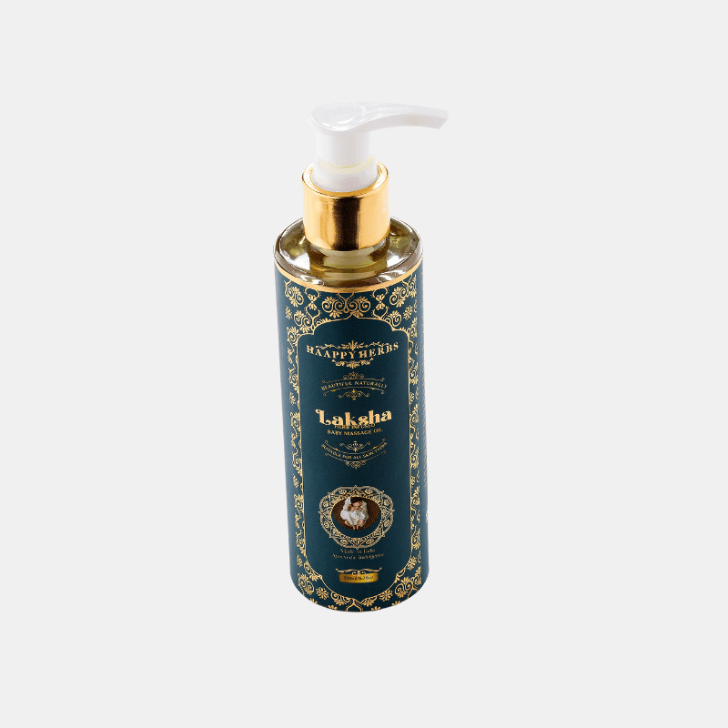 Laksha Herb Infused Baby Massage Oil - 200ml