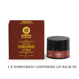 Super Saver Combo (3 items) - Kumkumadi Lightening Lip Balm 5G + Tan Removal Mud Soap 125G + Nilini Natural Black Hair Color 40G