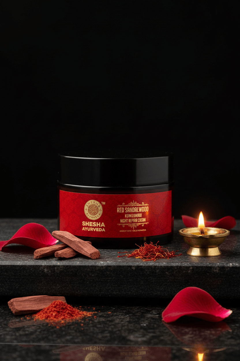 Red Sandalwood Skin Brightening & Night Repair Cream 50G
