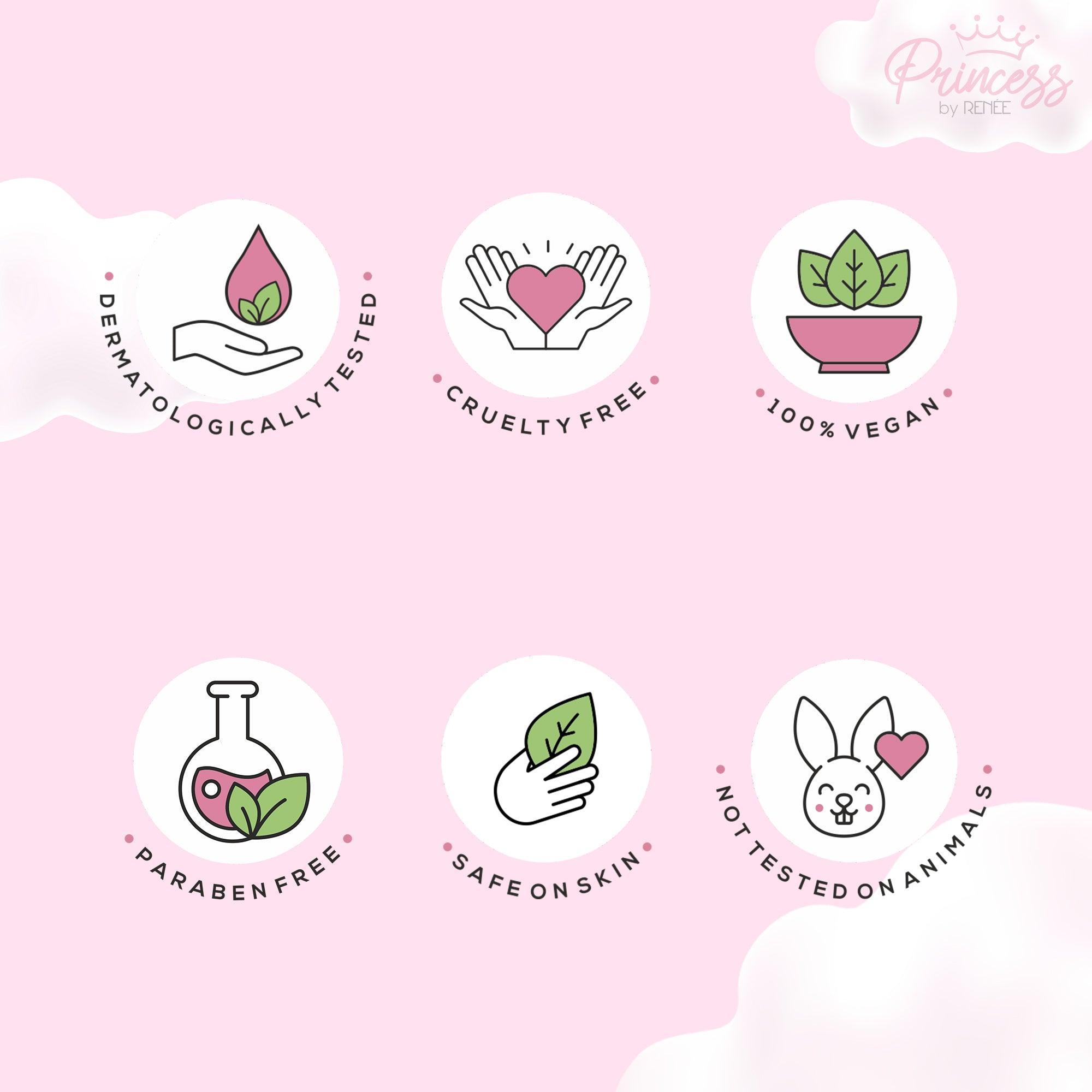 Snowball Lip Balm for Kids & Preteens by Princess by RENEE