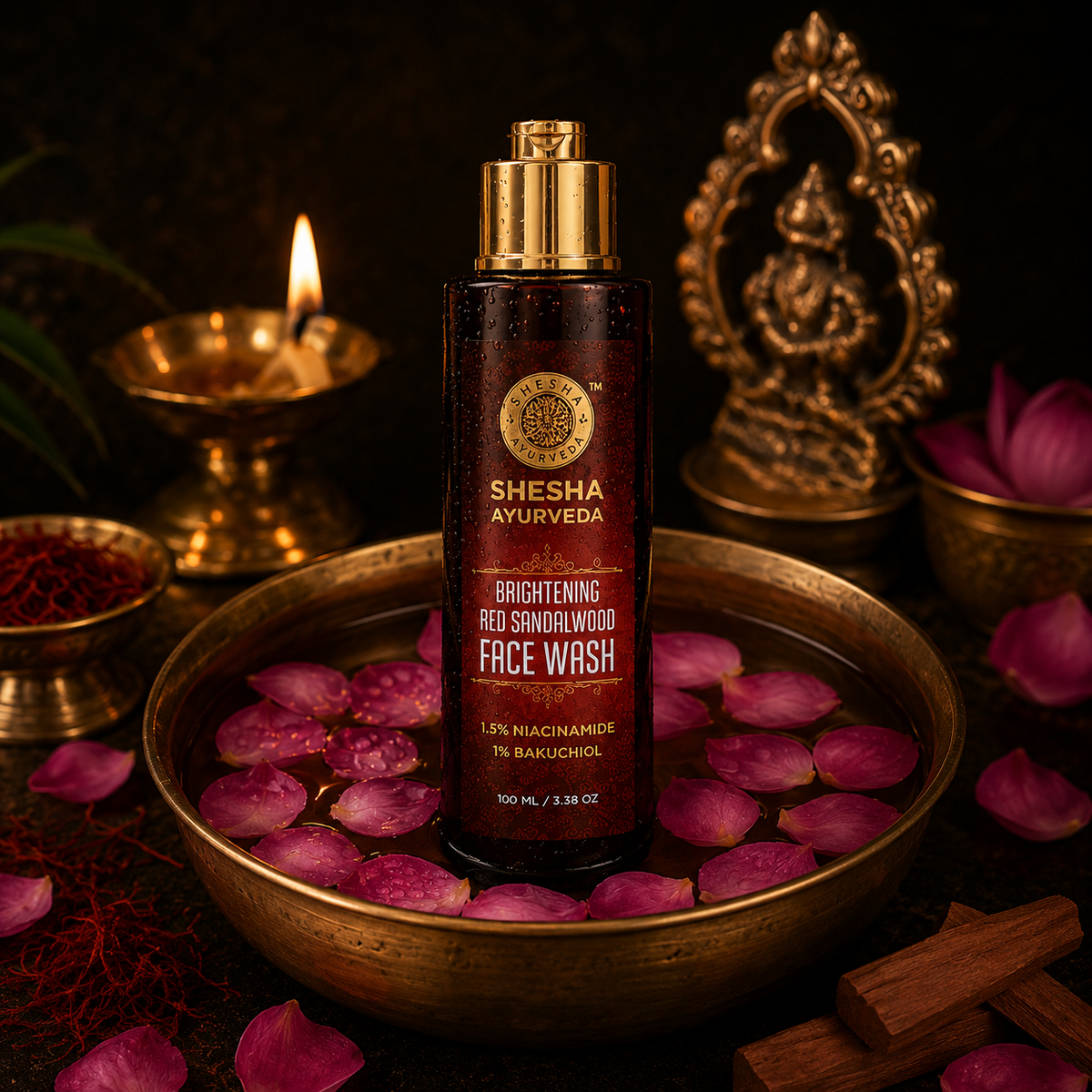Cleanse, Refresh & Glow Trio | Mud Soap + Red Sandalwood Face Wash + Nargis Body Mist