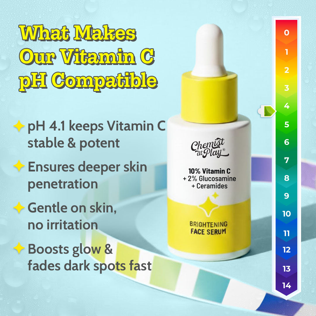 10% Vitamin C Serum for Glowing & Bright Skin - 10 ml | Pack of 3