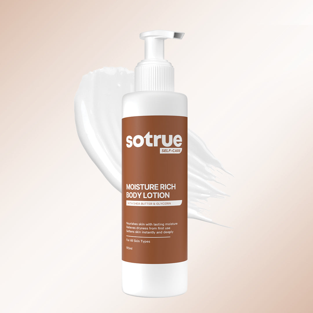 Moisture Rich Body Lotion | For Dry to Very Dry Skin | 190ml