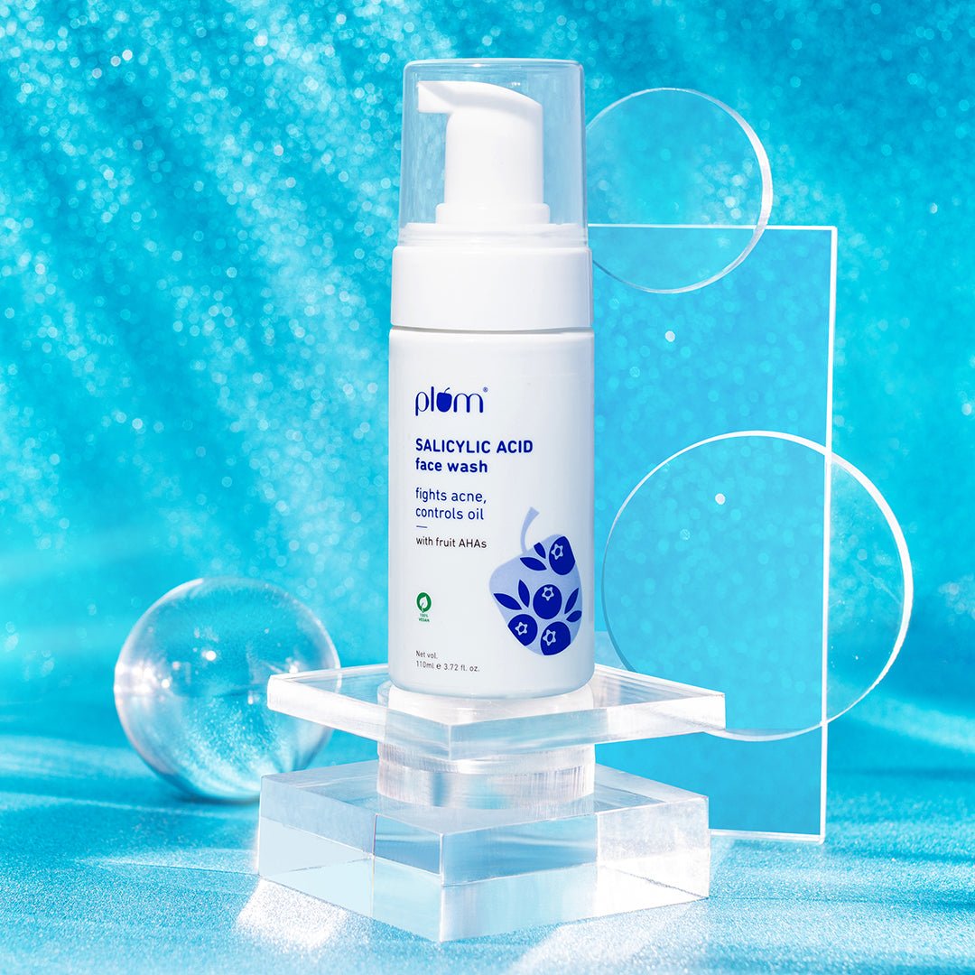 Beyond the Hype: The Best Skincare Routine for Oily Acne-Prone Skin in India with Proven & Transparent Products 1 1% Encapsulated Salicylic Acid Foaming Face Wash