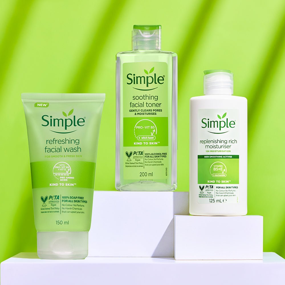 Soothe Your Skin, Conquer Acne: The Best Skincare Routine for Oily Acne-Prone Skin in India with an Anti-Inflammatory Approach 3 Facial Wash, Toner & Moisturiser (150ml +200ml +125ml)